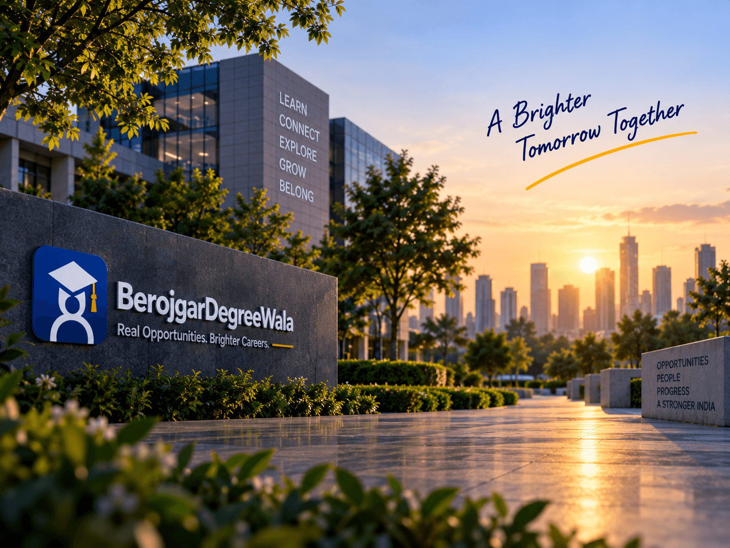 BerojgarDegreeWala Campus Monument